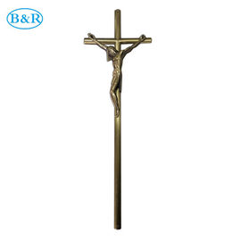 ขนาด 52 × 16 ซม Zamak Cross And Crucifix Ref No D078 โลงศพ