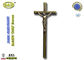 ผู้ใหญ่ Zinc โลงโลงศพ Cross และโลงศพตกแต่ง D052 สไตล์ยุโรป 44 * 17.5cm zamak crucifix สีบรอนซ์โบราณ