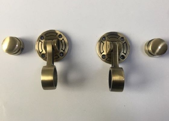 คุณภาพ  Luxury Zinc Alloy Casket Handle H058 / Coffin Accessories Handles Diameter 3 Cm โรงงาน